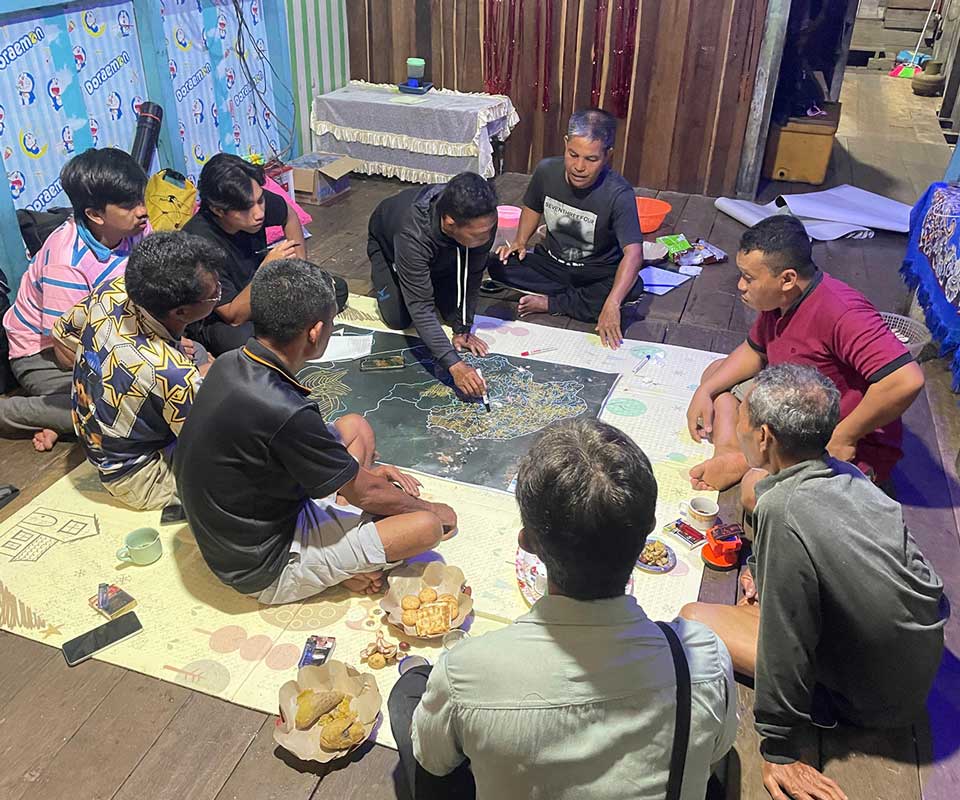 Participatory mapping discussion