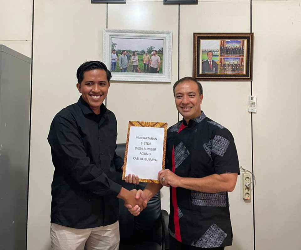 Registration of Cultivation Business Registration Certificates for 243 plantations owned by 72 independent smallholder oil palm farmers in Sumber Agung Village