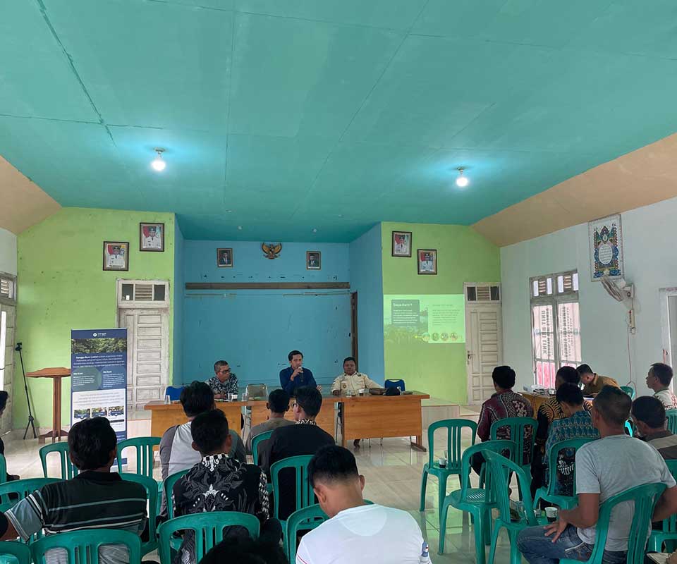 Cultivation Business Registration Certificates (STDB) socialisation activities in Sumber Agung Village
