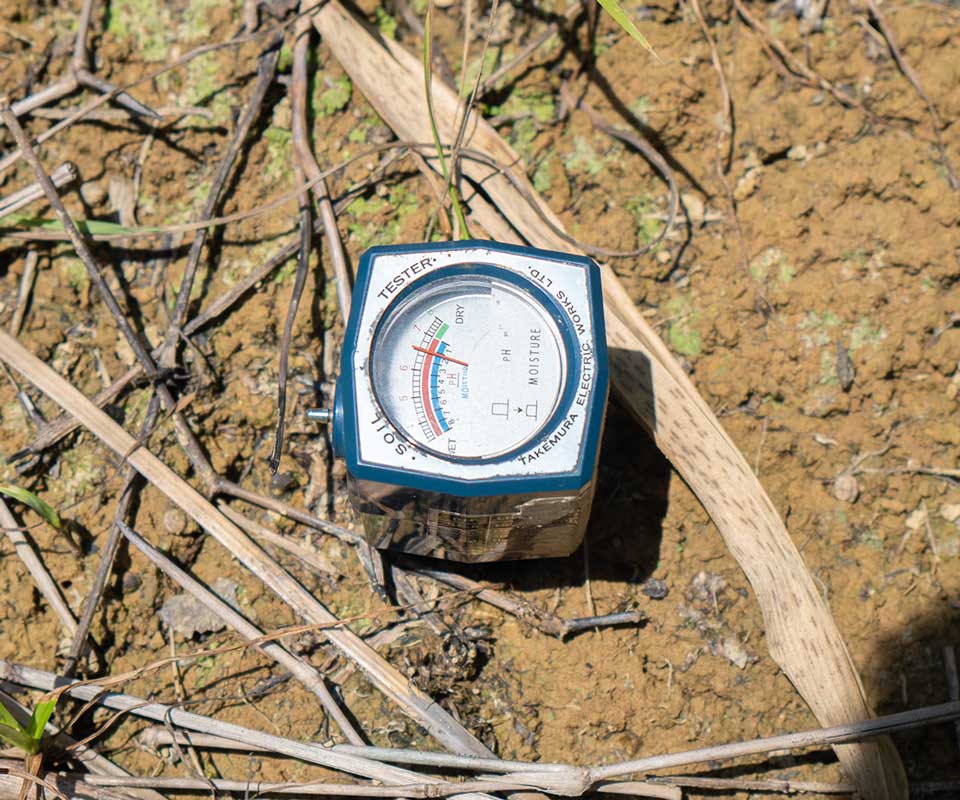 Soil pH data collection